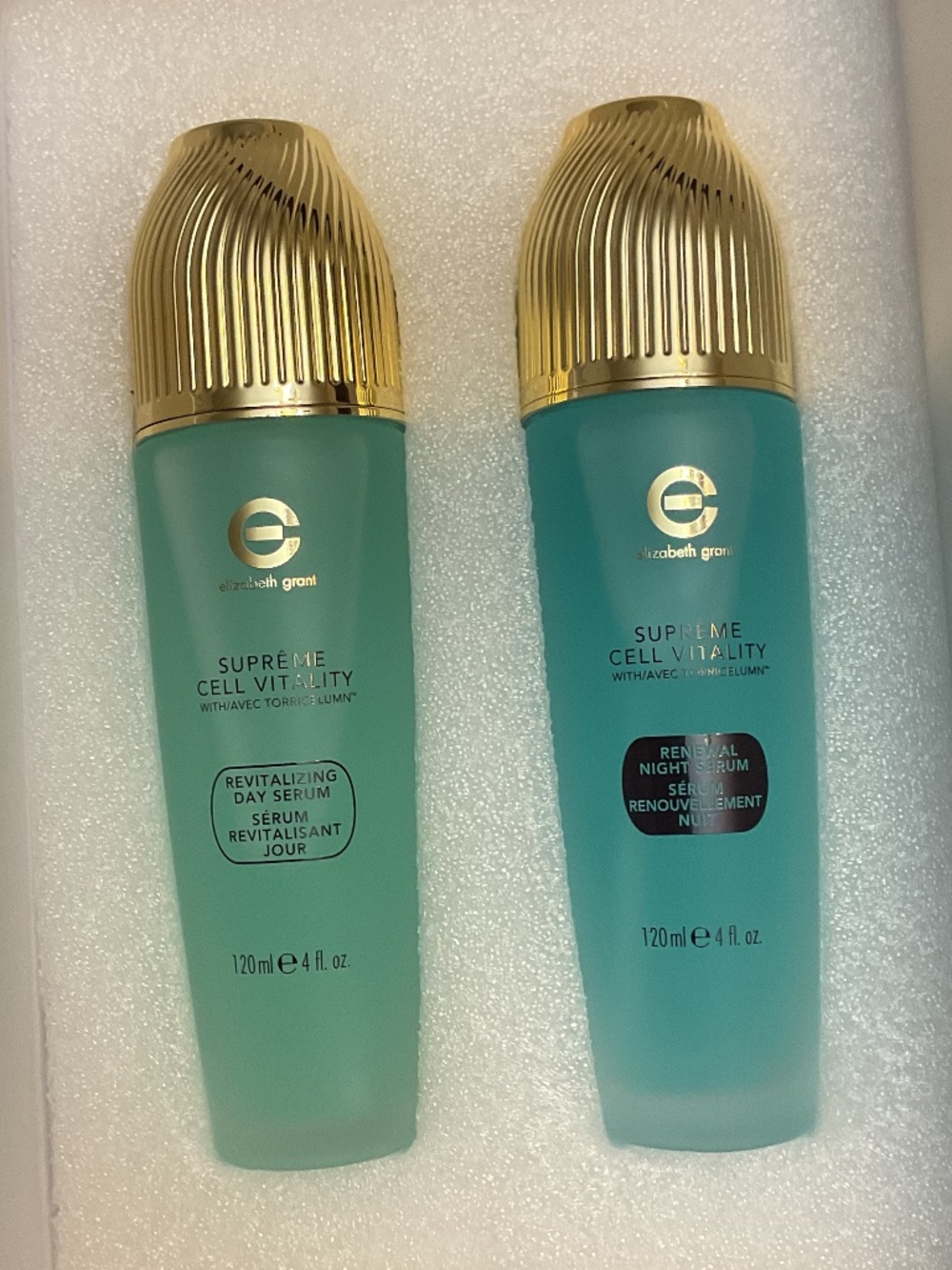 Elizabeth Grant Supreme Day & Night Serum Set - Mega Supersize 120ml Bottles